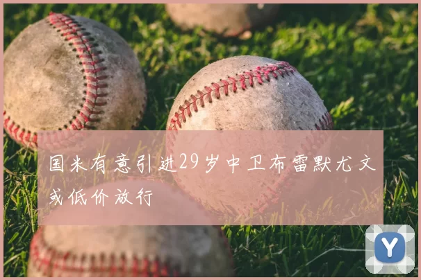 国米有意引进29岁中卫布雷默尤文或低价放行