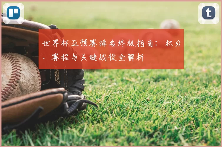 世界杯亚预赛排名终极指南:积分、赛程与关键战役全解析