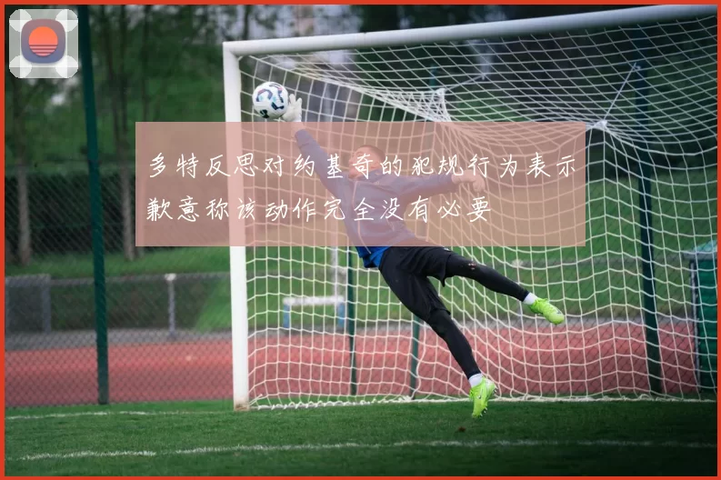 多特反思对约基奇的犯规行为表示歉意称该动作完全没有必要