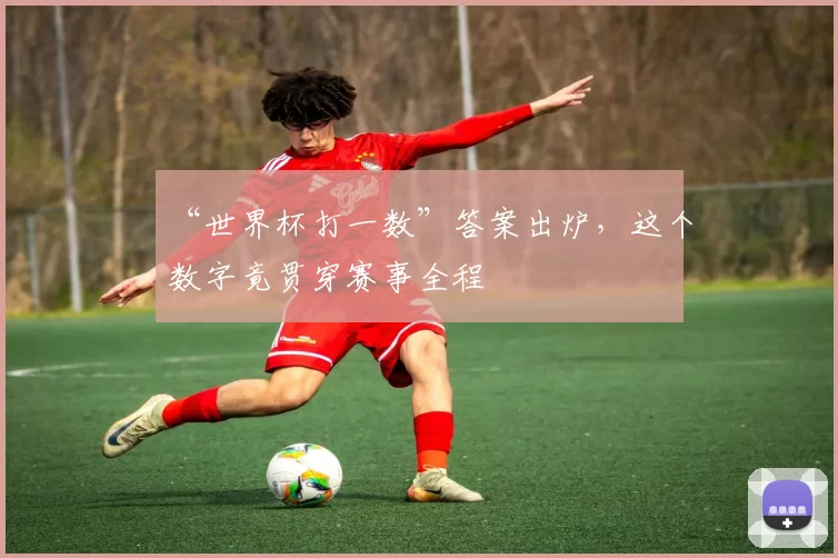 “世界杯打一数”答案出炉,这个数字竟贯穿赛事全程